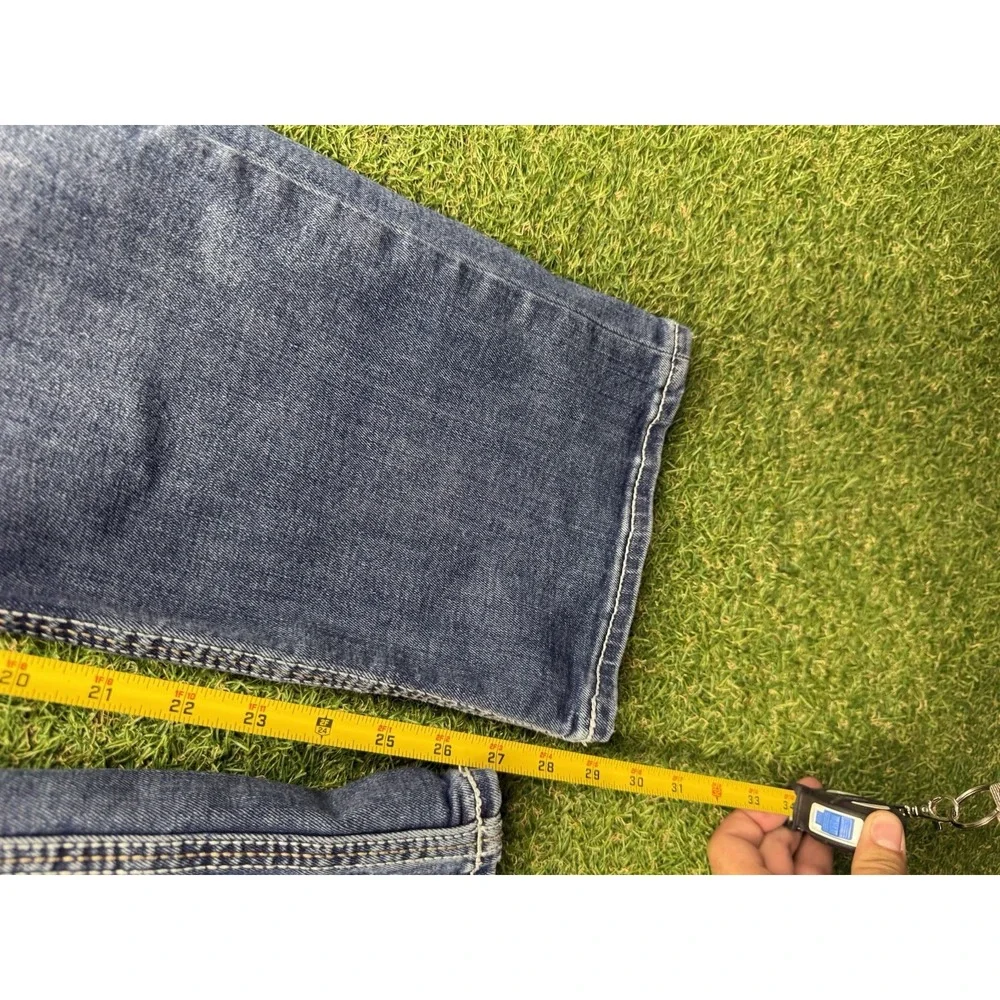 BKE Jeans Mens 32x30 Jake Straight Leg Light Wash Buckle Stretch Modern Y2K Work